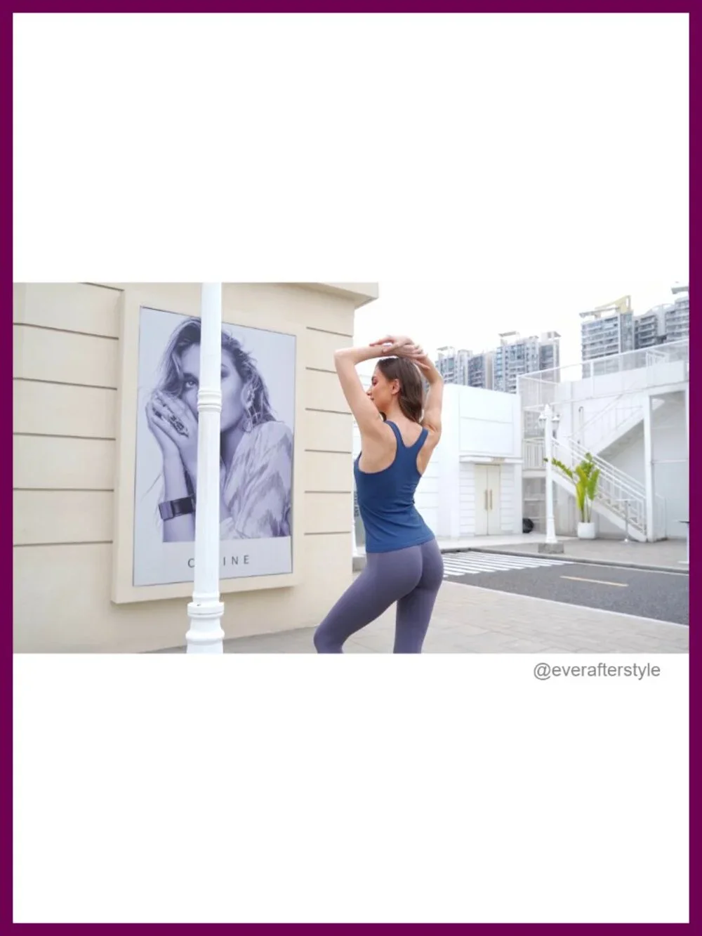 Seamless Ribbed Racerback Tank Top with Built in Removable Bra